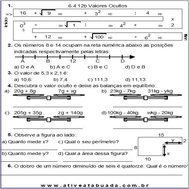 Atividade 6.4.12b Valores Ocultos