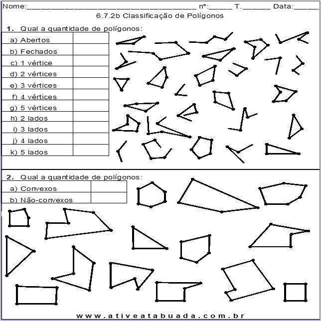 Atividade 6.7.2b Classificação de Polígonos