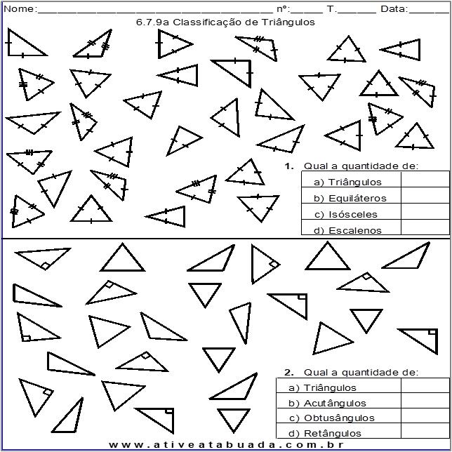 Atividade 6.7.9a Classificação de Triângulos