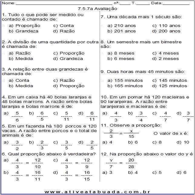 Atividade 7.5.7a Avaliação