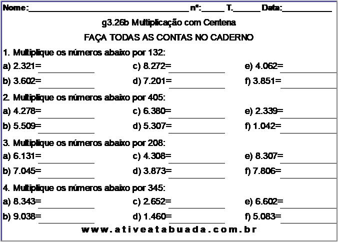 Atividade g3.26b Multiplicação com Centena