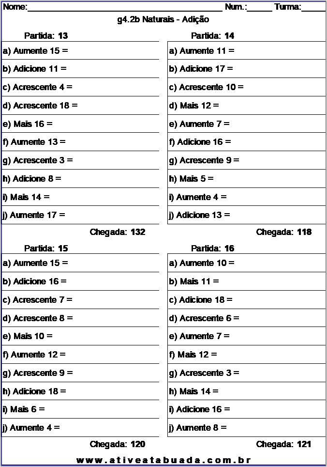 Atividade g4.2b Naturais - Adição