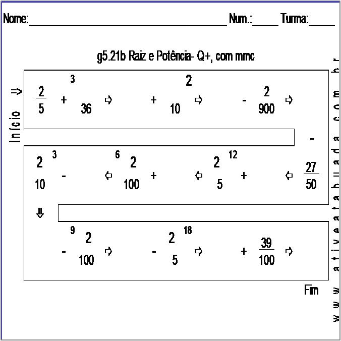 Atividade g5.21b Raiz e Potência- Q+, com mmc